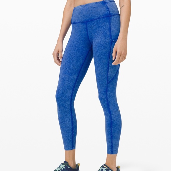 Lululemon Blue Ice Dye Leggings 